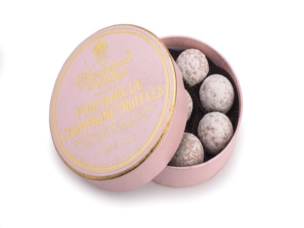 Pink Marc de Champagne Chocolate Truffles 135g