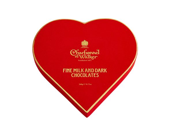 Red Velvet Decadence Heart with Fine Milk & Dark Chocolates - with alcohol - Image 2