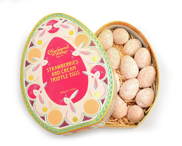 Oval Easter Strawberries & Cream Truffles