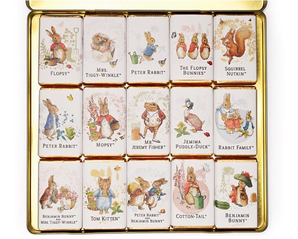 Peter Rabbit Favourites Tin – Mini Milk Chocolate Bars - Image 2