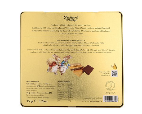 Peter Rabbit Favourites Tin – Mini Milk Chocolate Bars - Image 4
