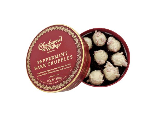 Peppermint Bark Truffles