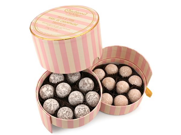 Pink & Milk Marc de Champagne Truffles - 275g